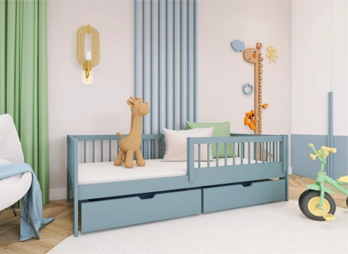 EDI 90x180 grey children's bed Lano Furniture