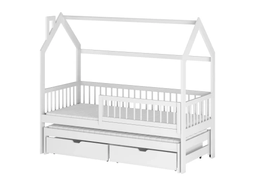 PAPI 80x160 white children's house bed Lano Furniture