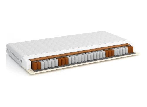 ANDE 140x200 medium-firm 19 cm pocket spring mattress with latex and coconut insole Lano Furniture