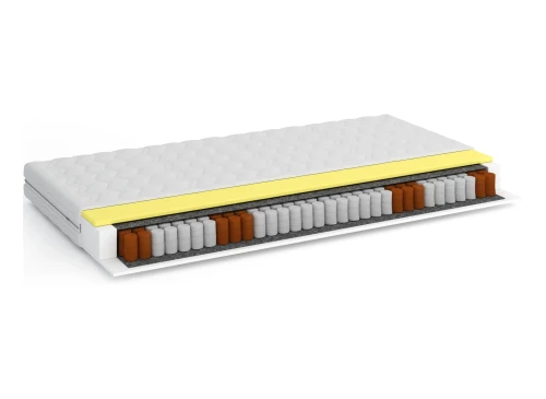 LUNO 130x200 stredne tvrdý 19 cm pružinový-taštičkový s visco vložkou matrac Lano Nábytok