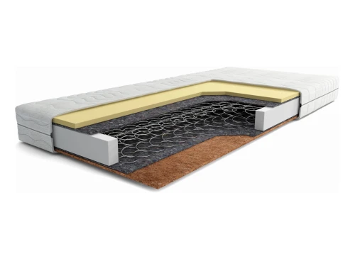 POLLO 70x150 medium-firm 14 cm bonell spring thermoelastic mattress with coconut Lano Furniture