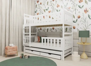 KLARA 80x170 white bunk bed Lano Furniture