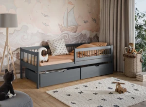 EDI 90x180 graphite children's bed Lano Furniture