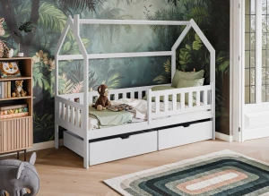 NATAN 90x180 white children's house bed Lano Furniture