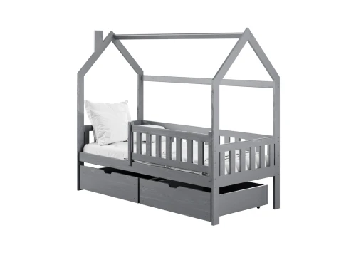 NATAN 90x180 grey children's house bed Lano Furniture