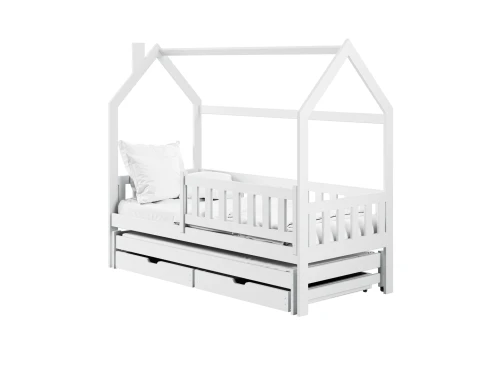 MONKEY 80x160 white children's house bed Lano Furniture