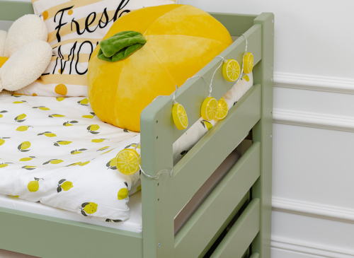 SENSO 80x160 olive green double trundle bed Lano Furniture
