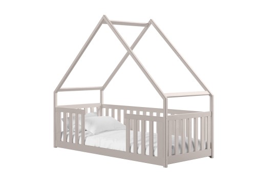 BEE 80x180 kašmír detská jednolôžková posteľ domček Lano Nábytok