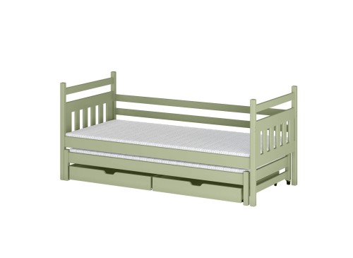 DANIEL 80x180 olive green double pull-out bed Lano Furniture