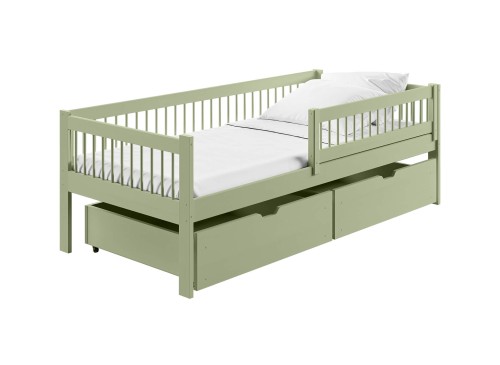 EDI 90x190 olive green single children's bed Lano Furniture