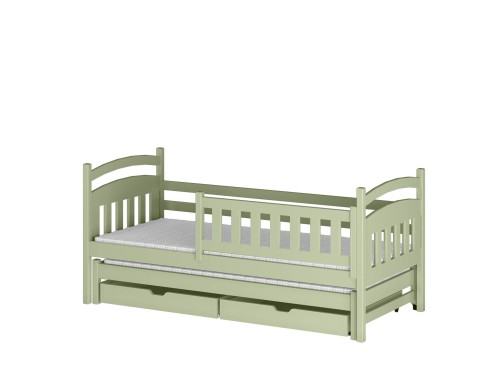 GALAXY 80x180 olive green double pull-out bed Lano Furniture