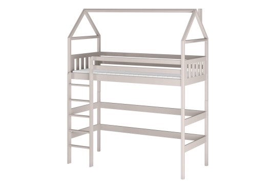 GLORIA 90x200 cashmere single high sleeper bed Lano Furniture
