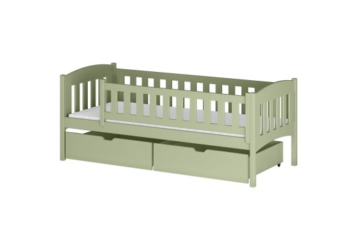 GUCIO 90x200 olivová detská jednolôžková posteľ Lano Nábytok