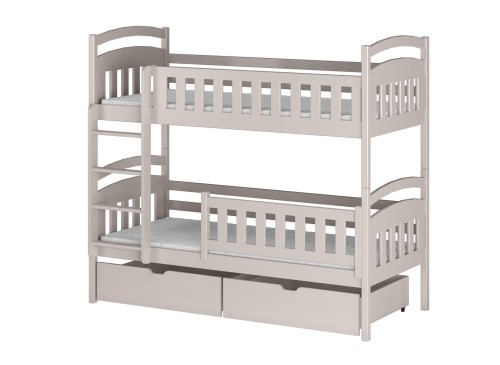 IGNAŚ 80x160 cashmere bunk bed Lano Furniture