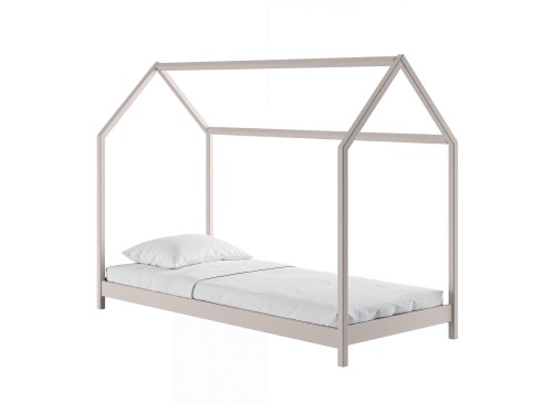LUCKY 80x180 cashmere single children's house bed Lano Furniture