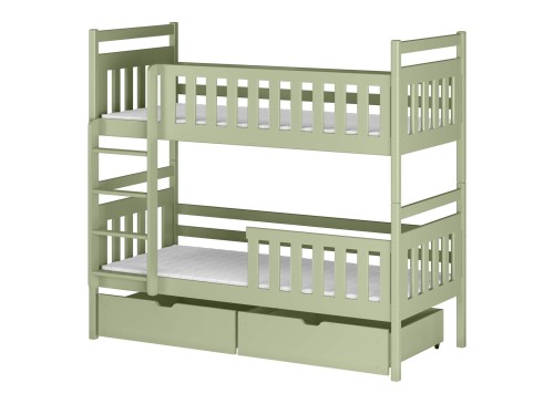 MONIKA 90x190 olive green bunk bed Lano Furniture