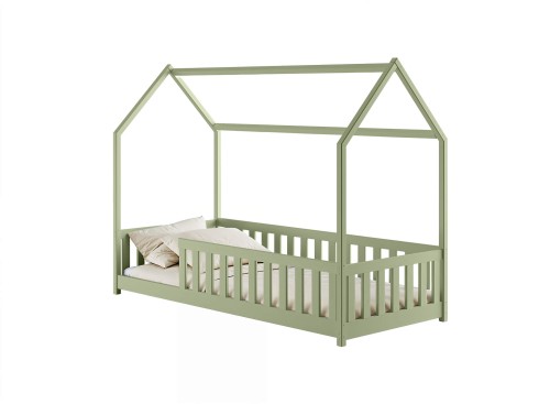 NOAH 90x200 olive green Montessori floor children's house bed Lano Furniture