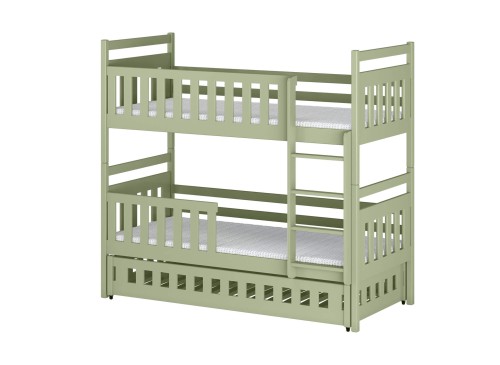 OLIWIA 90x200 olive green bunk bed Lano Furniture