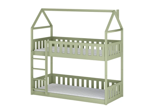 POLA 80x160 olive green bunk bed Lano Furniture