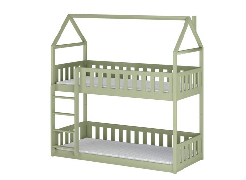 POLA 80x190 olive green bunk bed Lano Furniture