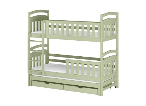 VIKI 90x180 olive green bunk bed Lano Furniture