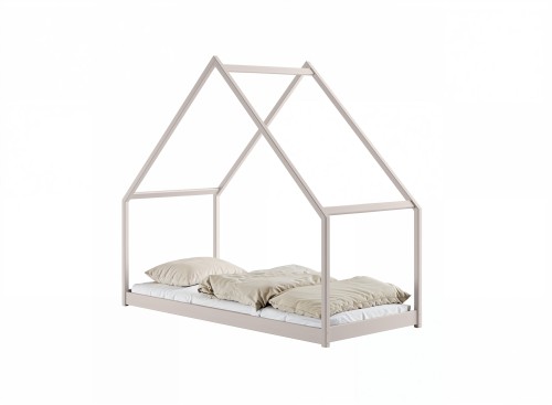 MORIS 90x200 cashmere single children's house bed Lano Furniture