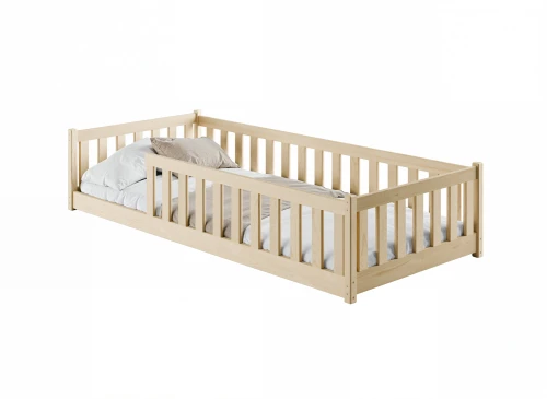 BELLA 80x180 nenatřené dřevo dětská postel Montessori Lano Nábytek