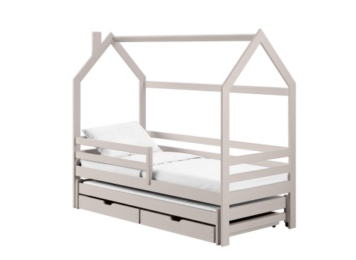 DANEK 80x200 cashmere children's house bed Lano Furniture