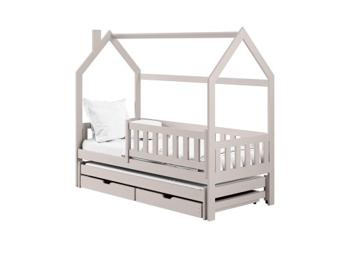 MONKEY 80x200 cashmere children's house bed Lano Furniture