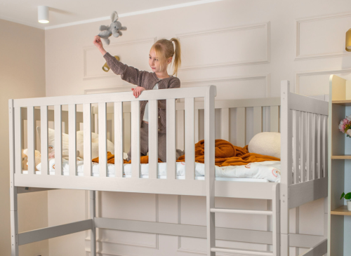 LAURA 80x180 cashmere loft bed Lano Furniture