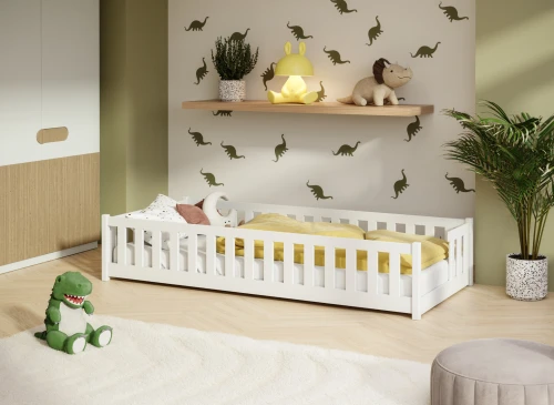 ZOYA 80x190 biela jednolůžková dětská postel Lano Nábytok