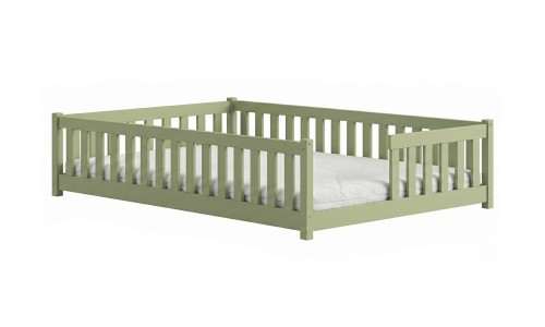 LEVI 140x200 olivová jednolůžková dětská postel Lano Nábytok