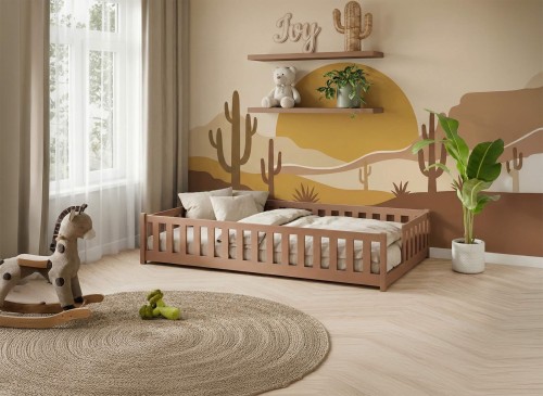 ZOYA 80x180 škoricové jednolůžková dětská postel Lano Nábytok