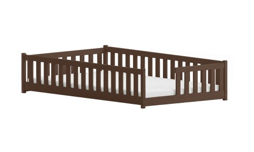 IVY 120x200 tmavá čokoláda jednolůžková dětská postel Lano Nábytok