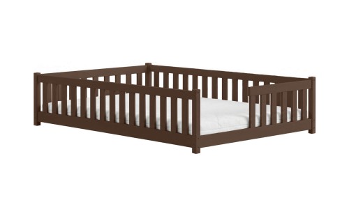 LEVI 140x200 tmavá čokoláda jednolůžková dětská postel Lano Nábytok