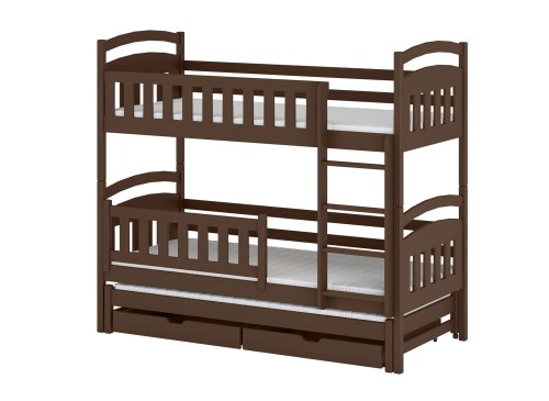 BLANKA 80x190 dark chocolate bunk bed Lano Furniture