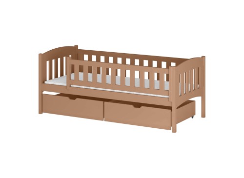 GUCIO 80x200 cinnamon single children's bed Lano Furniture