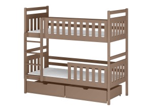 MONIKA 80x180 milk chocolate bunk bed Lano Furniture