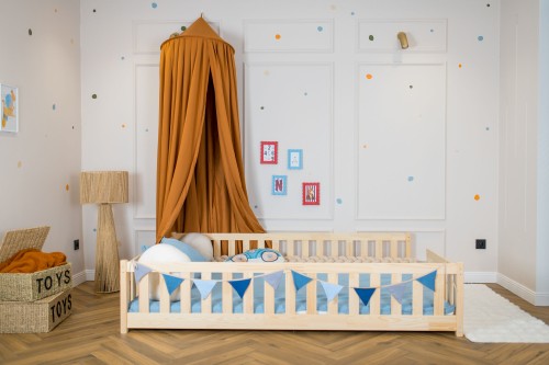 LEVI 140x200 borovica jednolůžková dětská postel Lano Nábytok