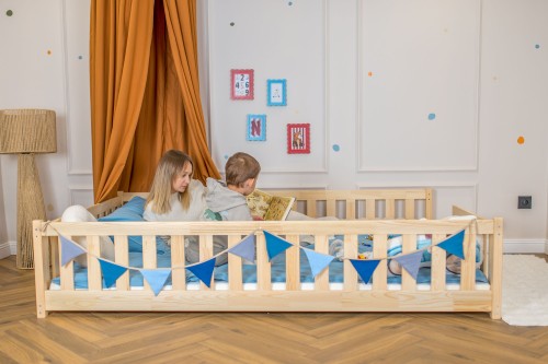 LEVI 140x200 borovica jednolůžková dětská postel Lano Nábytok