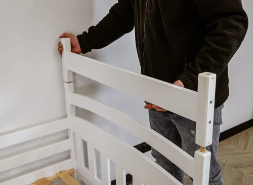 BLANKA 90x200 Biela poschodová posteľ Lano Nábytok