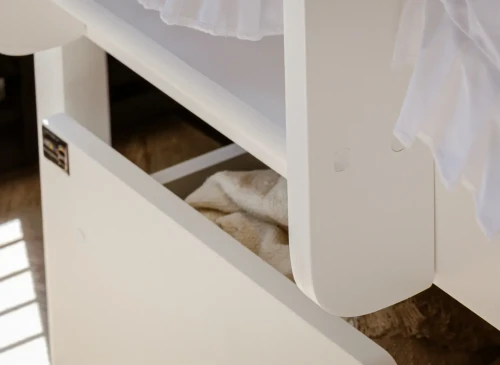 DAWID 90x200 Biela poschodová posteľ Lano Nábytok