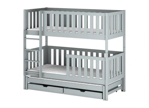 LEA 80x180 grey bunk bed Lano Furniture