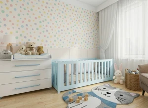 CONCEPT 90x180 blue children's cot bed Lano Furniture