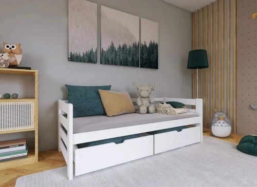 ERGO 90x200 white children's bed Lano Furniture