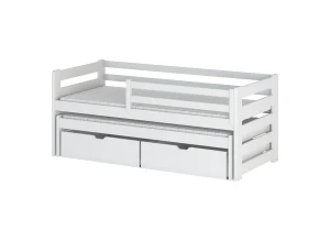 SENSO 80x160 Biela dvojité vysúvacie lôžko Lano Nábytok