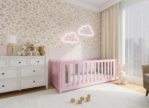 CONCEPT 80x180 pink children's cot bed Lano Furniture