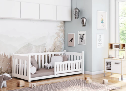 CONCEPT 80x200 blue children's cot bed Lano Furniture