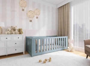 CONCEPT 90x180 grey children's cot bed Lano Furniture