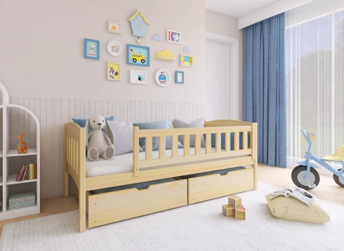 GUCIO 80x160 pine children's bed Lano Furniture
